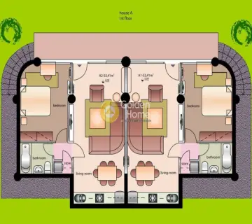 Apartment 54m<sup>2</sup> for sale photo 1