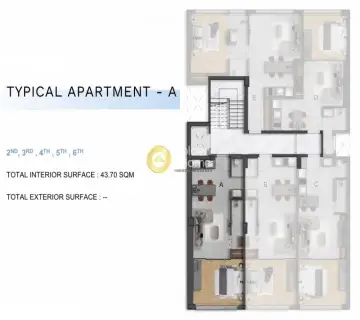 Apartment 44m<sup>2</sup> for sale photo 9