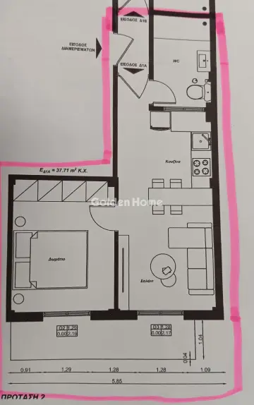 Apartment 40m<sup>2</sup> for sale photo 18