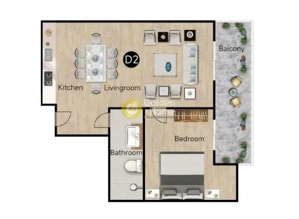 Apartment 50m<sup>2</sup> for sale photo 6
