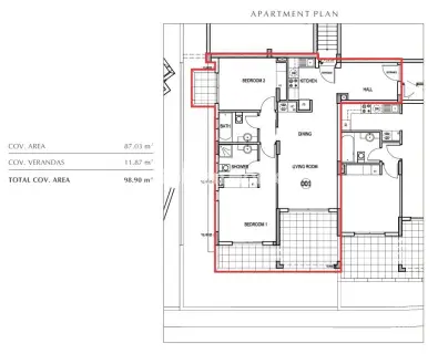 Apartment 87m<sup>2</sup> for sale photo 17