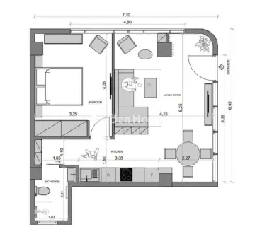 Apartment 54m<sup>2</sup> for sale photo 5513116