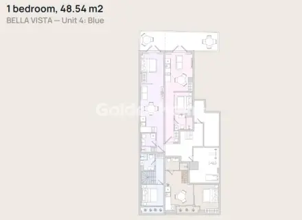 Apartment 49m<sup>2</sup> for sale photo 6
