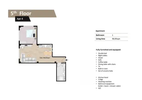 Apartment 48m<sup>2</sup> for sale photo 5196038