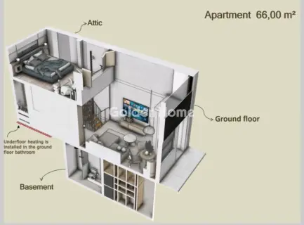 Apartment 66m<sup>2</sup> for sale photo 4