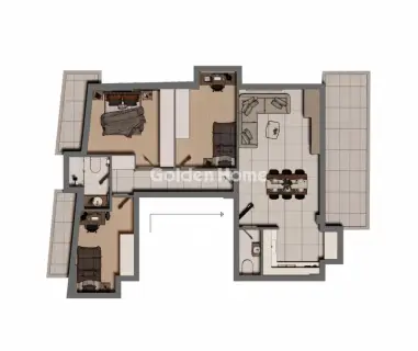 公寓楼层 92m<sup>2</sup> for sale photo 4