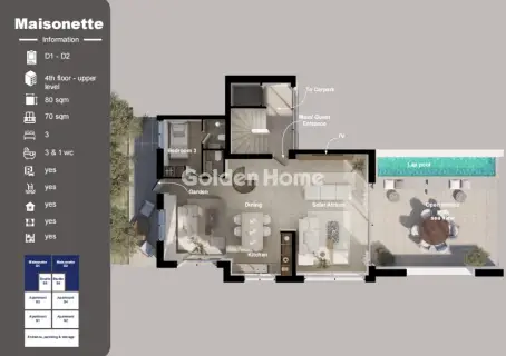 Οροφομεζονέτα 135τ.μ. προς πώληση φωτογραφία 21