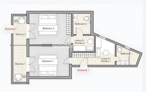 Διαμέρισμα 53τ.μ. προς πώληση φωτογραφία 1