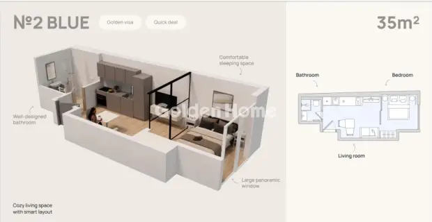 Διαμέρισμα 35τ.μ. προς πώληση φωτογραφία 5