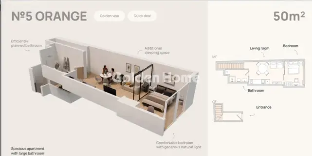 Διαμέρισμα 55τ.μ. προς πώληση φωτογραφία 5