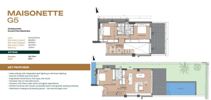 Οροφομεζονέτα 144τ.μ. προς πώληση φωτογραφία 5