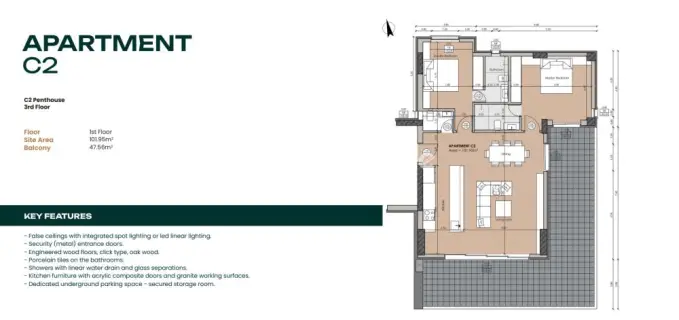 公寓 102m<sup>2</sup> for sale photo 5