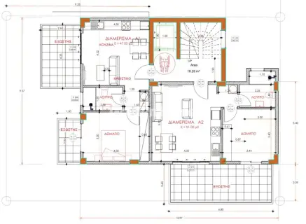 Διαμέρισμα 51τ.μ. προς πώληση φωτογραφία 1