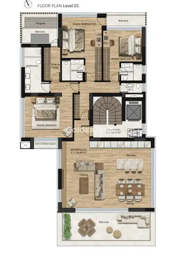 Οροφοδιαμέρισμα 157τ.μ. προς πώληση φωτογραφία 8