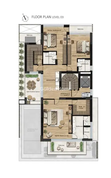 Penthouse 263m<sup>2</sup> for sale photo 11