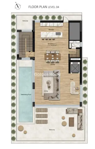 Penthouse 263m<sup>2</sup> for sale photo 12