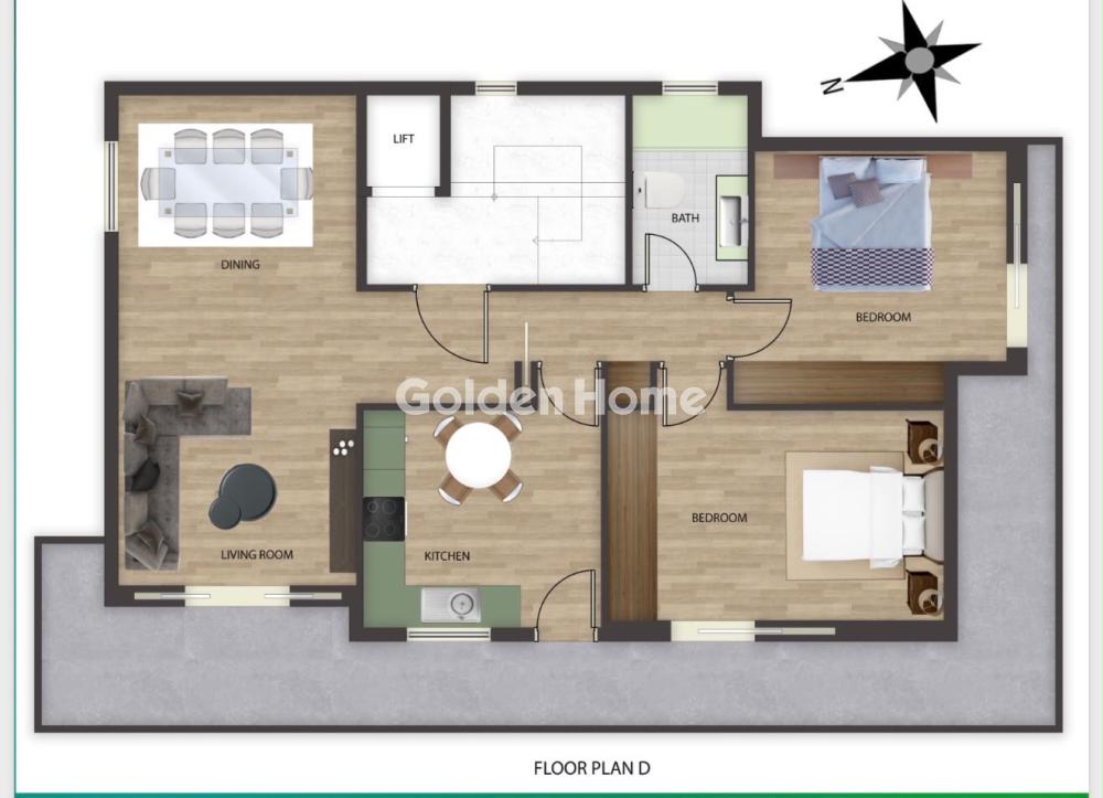 Floor Apartment 86m<sup>2</sup> for salephoto 1